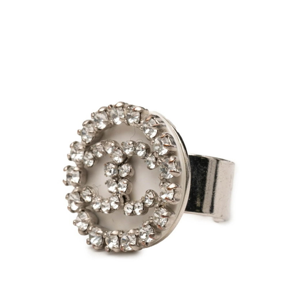 CHANEL Silver Logo Ring - Picture 2 of 4